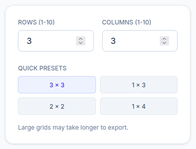 grid-splitter-online-options