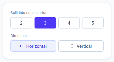 split-image-online-options